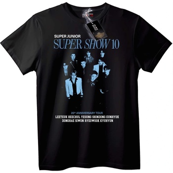 NOONEBRAND Тениска Super Junior Super Show 10 - M, White