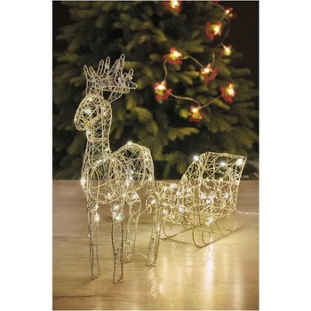 Emos DCFC28 50 LED sobie záprahov 47 cm 3x AA vnútorné teplá biela