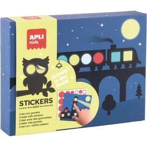 APLI Творчески комплект със стикери Apli Kids - Светещи геометрични фигури (20679) - ozone