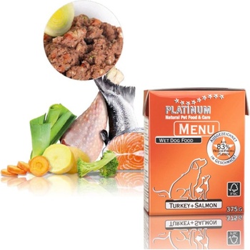 Platinum Menu Turkey & Salmon 375 g
