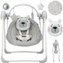 MoMi houpací lehátko s melodiemi Liss Bear růžová