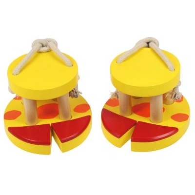 Bigjigs Toys - Дървени жирафски копита за детски крачета (BJ870)