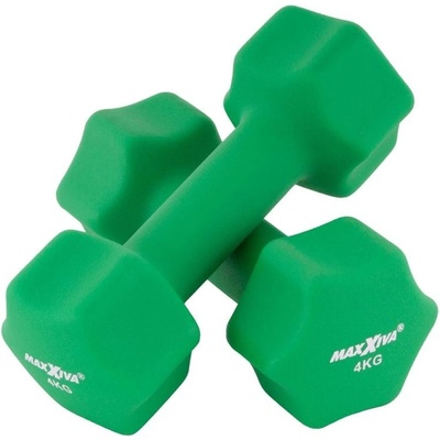 MAXXIVA sada činiek s neoprénovým poťahom 2 x 4 kg