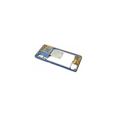 originální střední rám Samsung M526B Galaxy M52 5G modrá