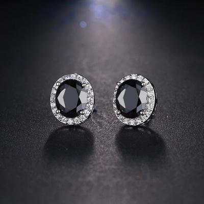 Sisi Jewelry Swarovski Elements Sophie Black E1293 černá