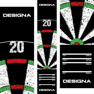 Designa Dart Mat Koberec k terči Dartboard 20 – Zboží Dáma