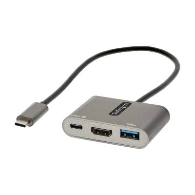 StarTech StarTech. com CDP2HDUACP2 докинг станция Жичен USB 3.2 Gen 1 (3.1 Gen 1) Type-C Сив (CDP2HDUACP2) (CDP2HDUACP2)