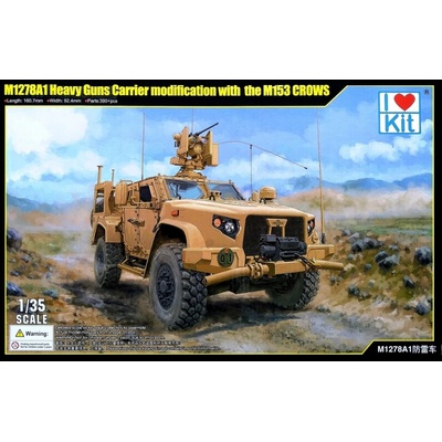 Merit I LOVE KIT International M1278A1 Heavy Guns Carrier Modification With The M153 CROWS 1:35