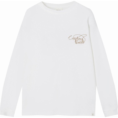 Pull&Bear Тениска бяло, размер L