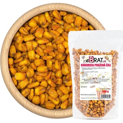 eBrat.sk Kukurica pražená ČILI 500 g