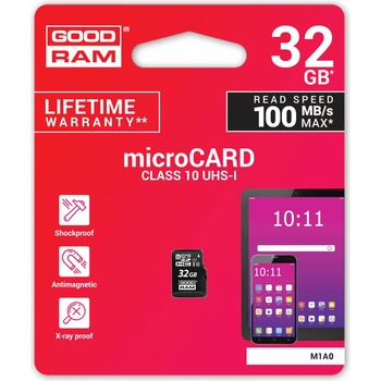 GOODRAM microSD class 10 32GB M1A0-0320R12