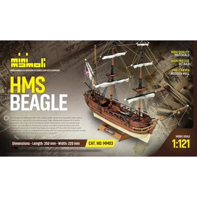 Mamoli Барк H. M. S. Beagle 1: 121 (MM03)
