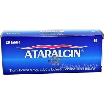 ATARALGIN POR 325MG/130MG/70MG TBL NOB 20