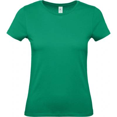 Dámske tričko B&C Basic zelená