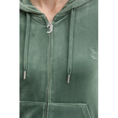 Juicy Couture суичър с цип и качулка дамски памучен ROBERTSON CLASS (JCAP176)