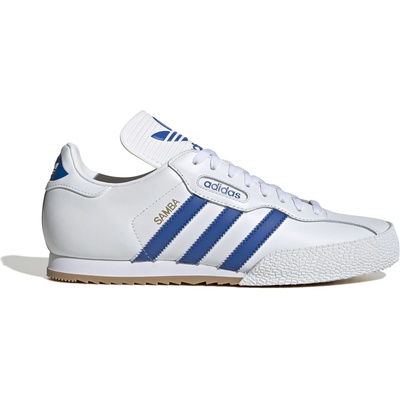 Adidas Мъжки маратонки Adidas Samba Super Mens Trainers - White/Blue