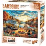 KS Games Пъзел KS Games от 1000 части - Лагерен огън при залез (20810)