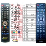 GENERAL DMTECH LV26LE/B - съвместимо дистанционно управление на марката General (LV26LE/B) Дистанционно