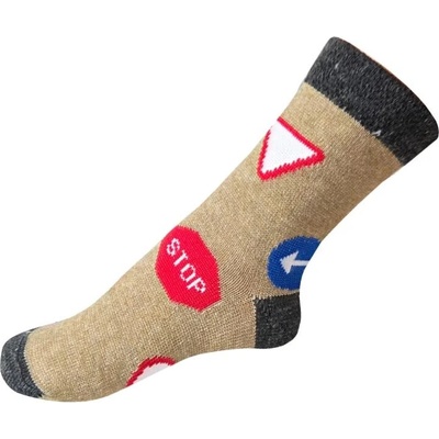 Knebl Hosiery Art.11 detské ponožky Knebl dopravné značky