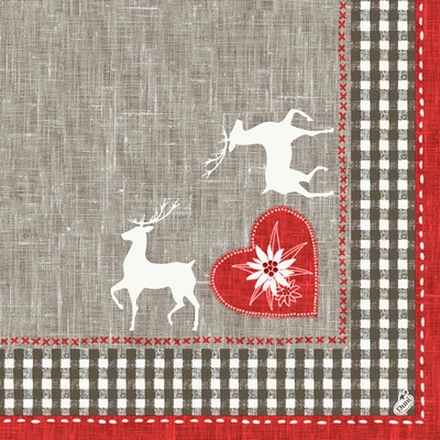 DUNI Servítka D-SOFT alpenglück 60 ks 40x40cm