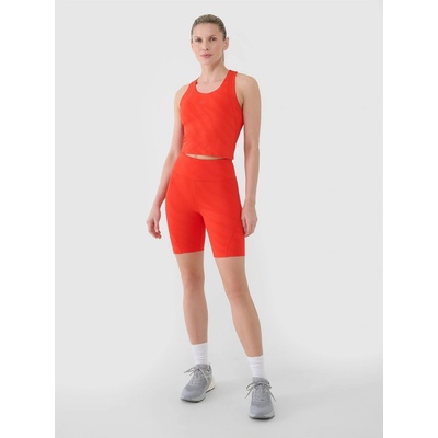 4F Dámské krátké legíny WSS25TFSTF016 RED