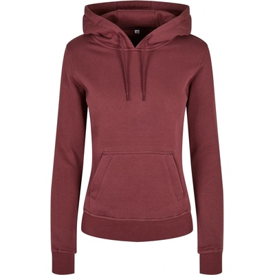 Build Your Brand dámská mikina z bio bavlny BY139 Cherry
