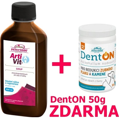 Vitar ArtiVit Sirup 200 ml DentON 50 g