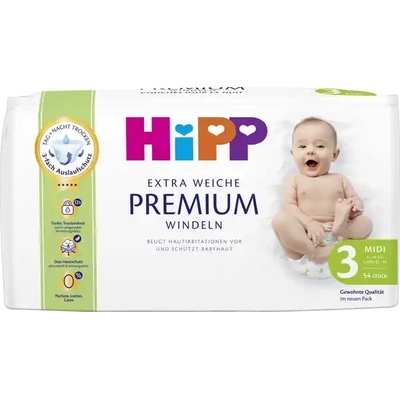 HIPP pleny 3 Midi 6-10 kg 54 ks