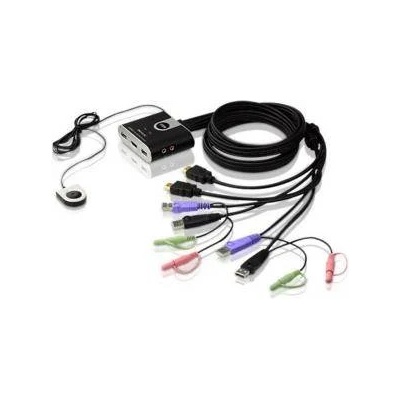 ATEN Kvm превключвател aten cs692, Двупортов, usb, hdmi, aten-kvm-cs692