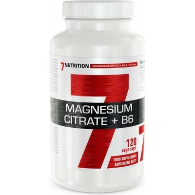 7Nutrition magnesium citrate + B6 120 VEGE kapslí