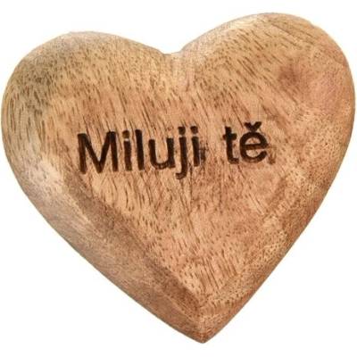 Dekoratívne srdce mango „Milujem ťa“