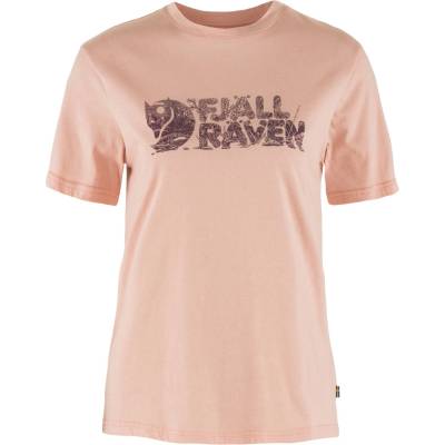 Fjällräven Дамска тениска Fjällräven Women's Lush Logo T-Shirt - Chalk Rose - размер XS (916-1947-0112)