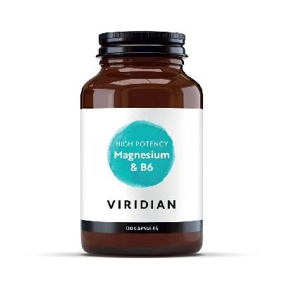 Viridian High Potency Magnesium with B6 120 kapslí