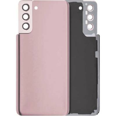 Zadní sklo s krytkou kamery Samsung Galaxy S21+ (No Logo) – Aftermarket Plus – zlatý SAM3568