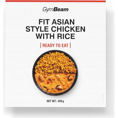 GymBeam FIT Kuřecí s rýží na asijský způsob Ready to eat 420 g – Zboží Mobilmania