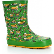 Koel4Kids Tractor Green wellie bare