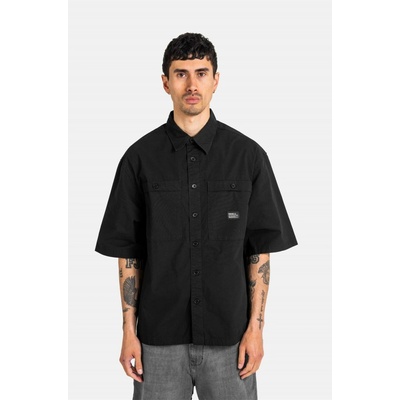 Reell košela Grande krátky rukáv deep black 120