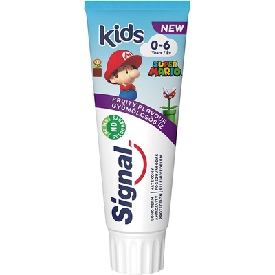 Signal Kids Super Mario Плодова паста за зъби 75 мл (64320556)