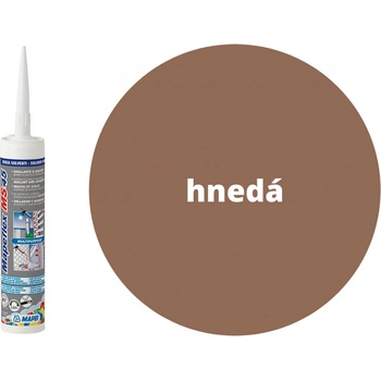 MAPEI tmel polymérový Mapeflex MS 45 hnedý 300 ml
