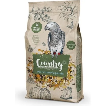 Witte molen COUNTRY Parrot Mix for happy parrots - пълноценна храна за големи папагали 2 кг, Холандия - 652709