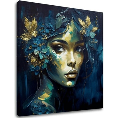 Moderní obrazy na plátně - Feminine Grace in Motion - 80x80 cm