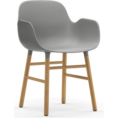 Normann Copenhagen Form Armchair sivá / dub