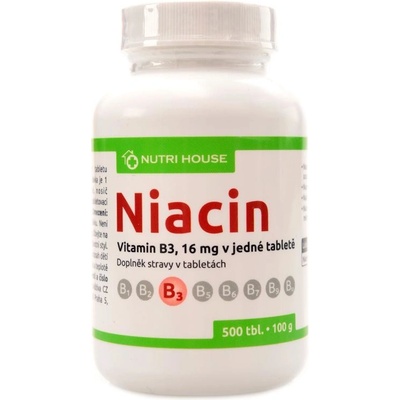 Nutri House Vitamin B3 Niacin 500 tablet