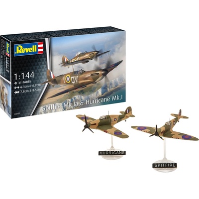 Revell Supermarine Spitfire Mk.Ia & Hawker Hurricane Mk.I 1:144