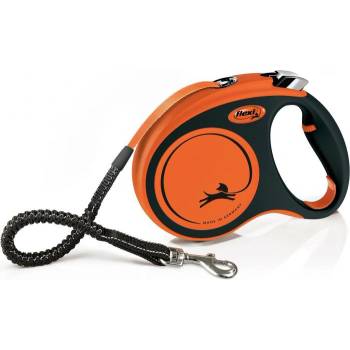 flexi Original XTREME оранжева каишка M 5 м за тегло до 35 кг - лента