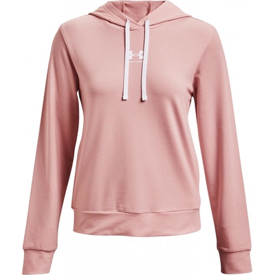 Under Armour Rival Terry Hoodie W 1369855-676 pink