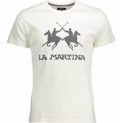 La Martina tričko krátky rukáv biele