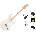 Squier Affinity Series Stratocaster MN WPG Standard SET Olympic White Електрическа китара