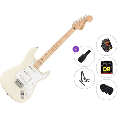 Squier Affinity Series Stratocaster MN WPG Standard SET Olympic White Електрическа китара