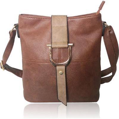 Kabelka Angela crossbody &quot tan&quot hnedá